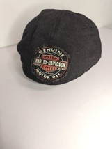 VTG Harley Davidson Knit Oil Can Ivy Cap Hat Mens XL Newsboy 99536-11 VM... - £78.10 GBP
