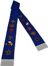 Interfaith Minister's Stole blue/ white                                          - $2,245.53 MXN