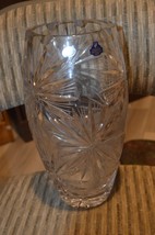 Vintage, Heavy Lead Crystal Vase Made in Russia - £39.95 GBP