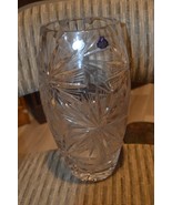 Vintage, Heavy Lead Crystal Vase Made in Russia - £39.39 GBP