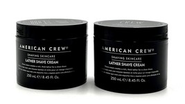 American Crew Shaving Skincare Lather Shave Cream 8.45 oz-2 Pack - £28.08 GBP