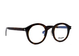 New Saint Laurent Paris Sl 140 Slim Havana Authentic Eyeglasses Frame Rx 47-26 - $229.08