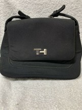 ✔️Tommy Hilfiger Classic Signature Crossbody Messenger Bag Black - £17.92 GBP