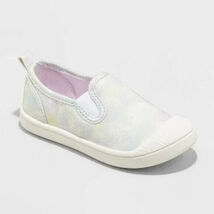 Girls Kaleigh Slip-On Canvas Shoes, Cat and Jack (Size 9 Toddler) GREEN ... - $6.79