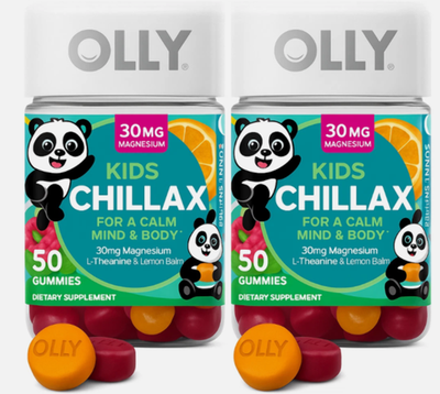 (2 Pack) 8/26 OLLY Kids Chillax Gummy, For a Calm and Relaxed Mood*, Mag... - $23.75