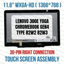 LED LCD Touch Screen IPS Display Lenovo 300e Yoga Chromebook Gen 4 82W2 82W3 - £90.78 GBP