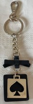 Kate Spade Cut Out Spade Keychain Key Fob Handbag Charm WORU0087 Black - $29.00
