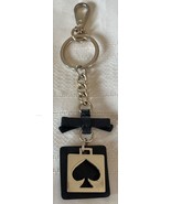 Kate Spade Cut Out Spade Keychain Key Fob Handbag Charm WORU0087 Black - £23.05 GBP