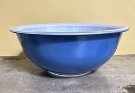 Pyrex Moody Blues Bowl Number 325 With White Interior Clear Bottom - £17.38 GBP
