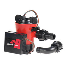 Johnson Pump 500 GPH Auto Bilge Pump 3/4&quot; Hose 12V Dura Port - £70.89 GBP