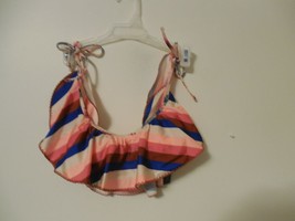 NWT Womens Jr Swim Suit Top Small 3-5 Multi Color NOBO Fashion Separates Fancy - £4.28 GBP