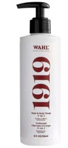 Wahl 1919 Hair &amp; Body Wash 3-In-1 Shampoo/Conditioner/Body Wash 8 oz-NEW... - £9.25 GBP
