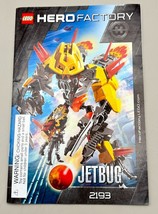 Lego Hero Factory Jetbug 2193 Instruction Manual Book ONLY - £6.34 GBP