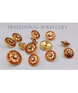 GOLD PLATED BUTTONS 13 PCS SOLID 925 STERLING SILVER SUIT COAT TUXEDO SH... - $1,084.64 CAD