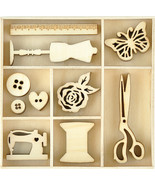 Themed Mini Wooden Flourishes Treasures - €19,00 EUR