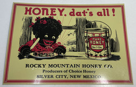 Rocky Mountain Honey Co. Rectangular Metal Wall Sign 13-3/4&quot; L x 10&quot; T - £19.53 GBP