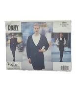 Vogue American Designer Pattern DKNY Size 8-10-12 Misses&#39; Jumper &amp; Dress... - $22.06 CAD