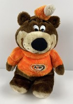 VTG A&amp;W Root Beer Advertisement Bear Plush/ Stuffed Animal - £9.37 GBP
