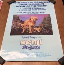 Walt Disney&#39;s Benji The Hunted 1987 Home Video Movie Poster 26X40 Rolled CV - $376.92 MXN