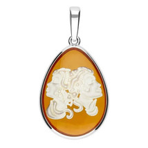 Jewelry of Venus fire  Pendant of Goddess Demeter Baltic amber silver pendant Ge - £549.95 GBP