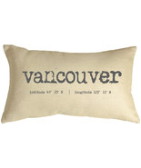 Vancouver Coordinates 12x19 Throw Pillow, with Polyfill Insert - £39.92 GBP