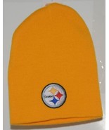 NFL Team Apparel Licensed Pittsburgh Steelers Yellow Winter Cap - £14.42 GBP