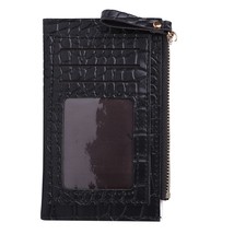 Fashion Women PU Leather Alligator Pattern Bank Shopping ID Card Holder ... - £17.60 GBP