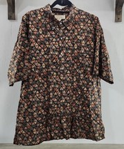 Men&#39;s Tori Richard Geometric Triangle Hawaiian Short Sleeve Shirt - Size XL - £15.21 GBP