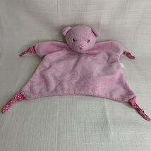 AURORA Baby Girl Pink Bear Star Lovey Security Blanket Soother Puppet Kn... - $8.00