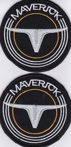 2 Ford Maverick SEW/IRON Patch Embroidered Grabber Truck 3.5 Inch Badge Gas Cap - $14.99