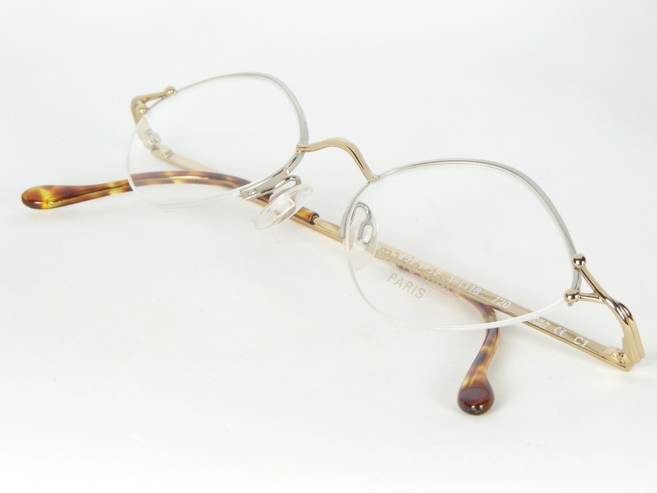 Marie Claire MC1100 20 GOLD /SILVER EYEGLASSES GLASSES FRAME 48-18-140mm France Item image 3