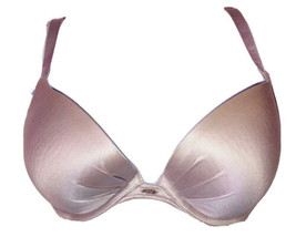 Victoria&#39;s Secret Bra Size 34D Padded Plunge Push Up Gathered Front Underwired - £13.27 GBP
