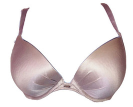 Victoria&#39;s Secret Bra Size 34D Padded Plunge Push Up Gathered Front Unde... - £13.28 GBP