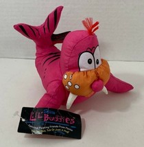 Splash Lil Buddies Pink Orange Walrus Plush Pool Nylon Bath tub Water To... - $18.70