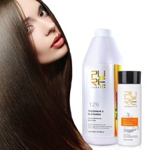 Keratin 12% Repair &amp; Straightening Damaged Frizzy Curly Hair Treatment +... - £75.35 GBP