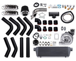 T3 T4 Turbo +Intercooler+Piping+BOV+Wastegate 11PCS Kit for BMW E46 325i... - £429.74 GBP