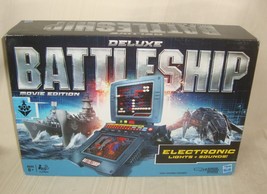 Deluxe Battleship Movie Edition Game Electronic Lights &amp; Sounds NEW - £38.76 GBP