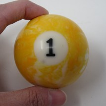 Elephant Beautiful Balls Replacement #1 Yellow Marble Swirl 2.25&quot; Regula... - $9.99
