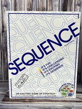 Sequence Full Size Board Game Complete 1985 Original 8002 - Factory Seal... - $14.50