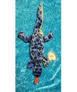 Ty Beanie Baby &quot;LIZZY&quot; The Lizard RETIRED 1995 P VC w/Tag Errors - $73.60 MXN