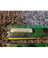 Quantity of Two 512MB Hynix PC2-5300U-555 HYMP564U64CP8-Y5 AB-C RAM Sticks - $21.88 CAD