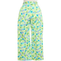 LILLY PULITZER Green Stretch Cotton Twill Florence Capri Too Jays Floral Pants - £47.18 GBP