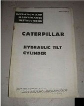 Caterpillar Cat Hydraulic Tilt Cylinder Operation Manual Book - $17.88