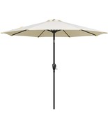 Simple Deluxe 9ft Outdoor Market Table Patio Umbrella with Button Tilt, ... - £76.51 GBP