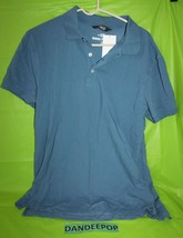 H& M Black L.O.G.G. T Shirt Blue Polo Size Men's Large - £19.77 GBP
