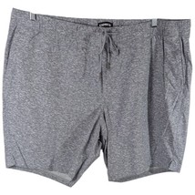 EXPRESS Nylon Shorts Gray Heather Mens size 2XL XXL Front Drawstring Hik... - $25.74