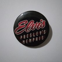 Elvis Presley&#39;s Memphis Pin Button Badge Rock n Roll The King Tennessee - £7.49 GBP