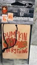 Ship N 24 Hours. Seasonal Art Collection Air Freshener Pumpkin Spice 3 P... - £12.98 GBP