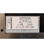 ARLO GUTHRIE &amp; PETE SEEGER VINTAGE CARNEGIE HALL 11/26/1994 CONCERT TICK... - $10.00