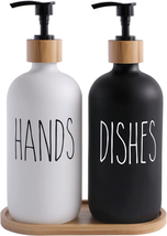 Soap Dispenser Set, Contains Hand and Dish Soap Dispenser, Suitable for ... - $36.14